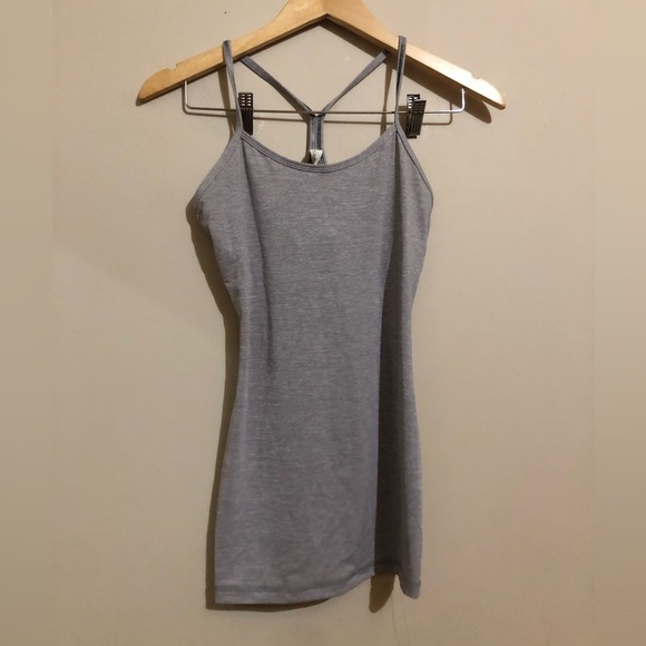♦️ Lululemon | Power Y Silver Tank Top - Picture 1 of 4